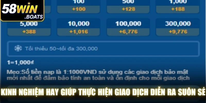 Kinh nghiệm hay giúp thực hiện giao dịch diễn ra suôn sẻ, thành công